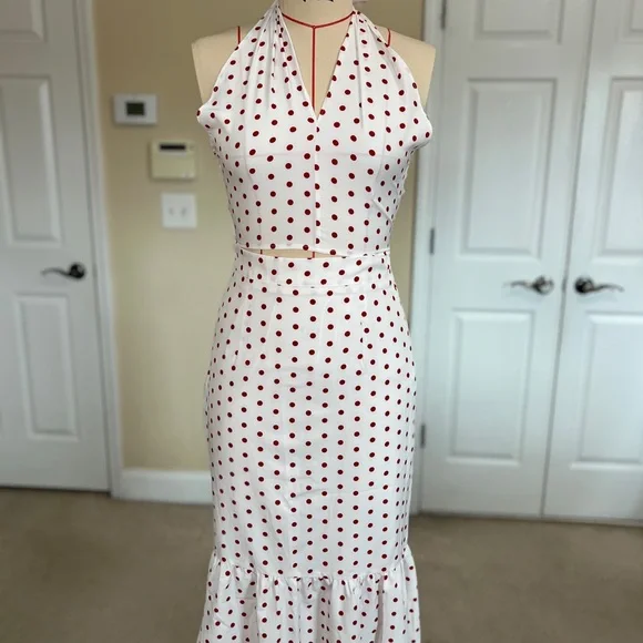 SHEIN White Ruched Ruffled Sundress - Picture 3 of 3